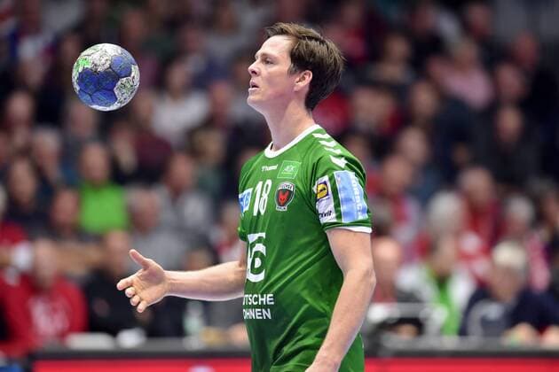 Hans Lindberg Fuechse Berlin at the Siebnemeter, GER, MT Melsungen Fuechse Berlin, Handball, DHB Cup, 03 12 2019, GER, MT Melsungen Fuechse Berlin, Handball, DHB Cup Men, 03 12 2019 Kassel Copyright: xSippel xEibner-Pressefotox EP_rsl
