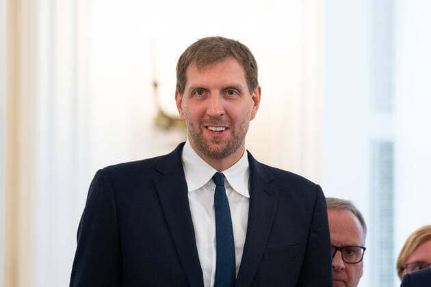Dirk Nowitzki Dallas,Order of Merit awarded by German President Frank Walter Steinmeier, 04 12 2019, GER, Berlin, 04 12 19, Order of Merit on the Day of Honour Berlin Copyright: xUwexKoch xEibner-Pressefotox EP_ukh