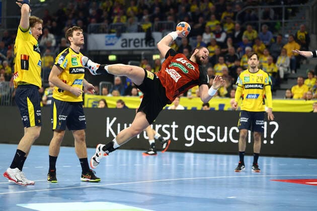 Ilija Brozovic TSV Hannover Burgdorf , Rhein Neckar Loewen vs. TSV Hannover Burgdorf, Handball, DHB Cup, 04 12 2019 Photo Eibner Rhein Neckar Loewen vs. TSV Hannover Burgdorf, Handball, DHB Cup, 04 12 2019 Mannheim Copyright: xNeisx Eibner-Pressefotox EP_ans