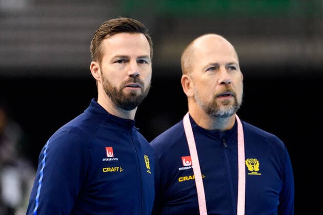 191205 Head coach Henrik Signell of Sweden and assistant coach Janne Ekman during the Women s World Handball Championship match between Sweden and Argentina on December 5, 2019 in Kumamoto Photo Ludvig Thunman BILDBYRAN kod LT 35694 bbeng dam women handball handboll world handball championship 2019 sverige sweden argentina,  Copyright: LUDVIGxTHUNMAN BB191205LT001