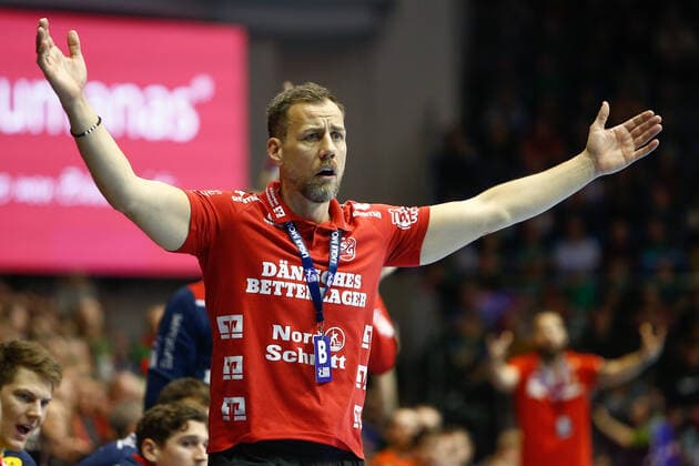 05 12 2019, xtgx, Handball Liqui Moly HBL, SC Magdeburg SG Flensburg Handewitt emspor, v l Maik Machulla Flensburg, coach complains, complains, complains GETEC Arena