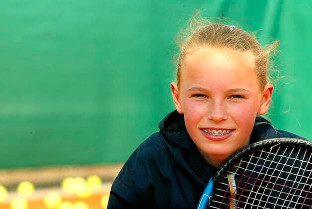 ARCHIVE Caroline Wozniacki is a tennis talent and only 12 years Photo from May 20, 2003 Denmarks biggest tennis star pulls the plug for her active career when the Australian Open is over, Copenhagen Sjaelland Denmark,  Copyright: BentxMidstrupx COP108 spdk20191206-144845-A