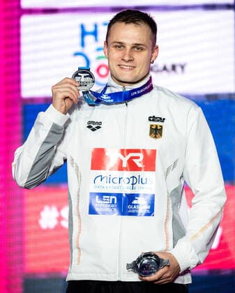 Bilder des Jahres 2019, Sport 12 Dezember Sport Themen der Woche KW49 Sport Bilder des Tages DIENER Christian Germany GER Silver Medal 100 backstroke men Final Glasgow 06 12 2019 XX LEN European Short Course Swimming Championships 2019 Tollcross International Swimming Centre Photo Giorgio Scala Deepbluemedia Insidefoto GiorgioxScala