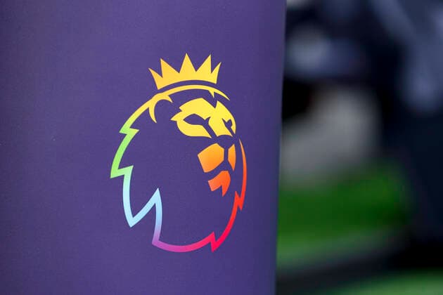7th December 2019; Tottenham Hotspur Stadium, London, England; English Premier League Football, Tottenham Hotspur versus Burnley; Official LGBT Premier League logo on display inside Tottenham Hotspur Stadium - Strictly Editorial Use Only. No use with unauthorized audio, video, data, fixture lists, club league logos or live services. Online in-match use limited to 120 images, no video emulation. No use in betting, games or single club league player publications  ActionPlus12194114 JohnxPatrickxFletcher