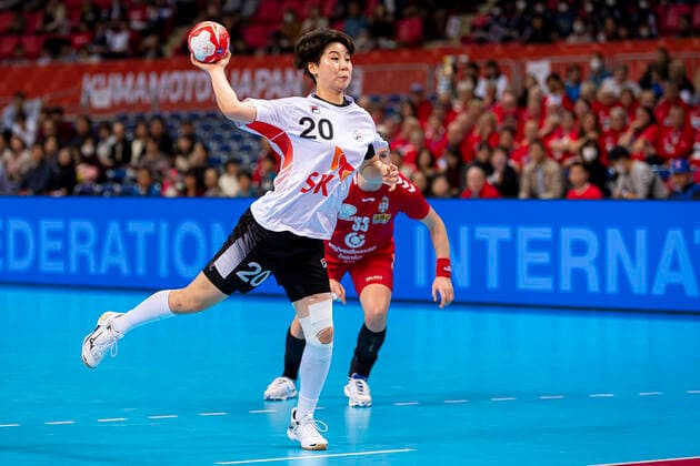 Handball, Women WM 2019, Main Round, Group 1, 6 Matchday , Serbia Korea Han Na Gwon Korea Kumamoto Aqua Dome Kumamoto Japan
