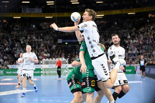 Magnus Landin Jacobsen THW Kiel, 7 , Handball Bundesliga, Liqui Moly HBL, Men, 16 Matchday, THW Kiel vs GWD Minden, 08 12 19 Kiel Sparkassen Arena Schleswig Holstein Germany