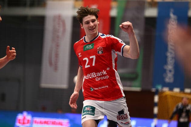 Handball 2 Handball Bundesliga 2019 2020 Handball Sportverein Hamburg vs. TV Emsdetten Thies Bergemann Hamburg cheers Sporthalle Alsterdorf Hamburg
