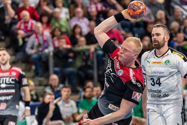 Firnhaber, Sebastian Kreislauf HC ERLANGEN GER, HC Erlangen vs. SC DHfK Leipzig on 08 12 2019 in Nuernberg Arena Nuernberger Versicherung , Germany, Eibner Pressefoto, bfischu, Handball, 1 Bundesliga Maenner, GER, HC Erlangen vs. SC DHfK Leipzig, 08 12 2019, Handball, 1 Liga Maenner, Nuernberg Copyright: xSchumacher xEibner-Pressefotox EP_bsr