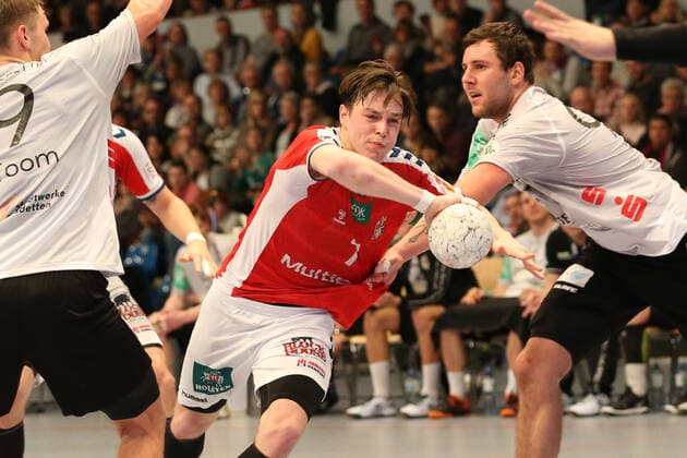 Handball 2 Handball Bundesliga 2019 2020 Handball Sportverein Hamburg vs TV Emsdetten Karl Toom Emsdetten Leif Tissier Handball Sportverein Hamburg ,Jan Mojzis Emsdetten , Sporthalle Hamburg Hamburg Hamburg