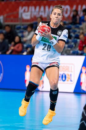 Handball, Women WM 2019, Main Round, Group 1, 6 Matchday , Netherlands Germany Emily Boelk Bölk Germany Thueringer HC Kumamoto Aqua Dome Kumamoto Japan