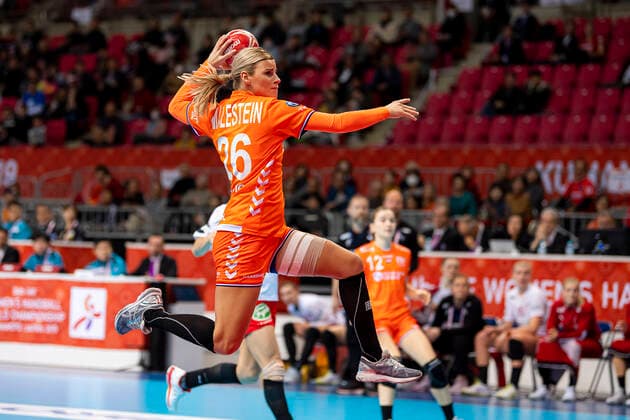 Handball, Women WM 2019, Main Round, Group 1, 7 Matchday , Denmark Netherlands Angela Malestein Netherlands Bietigheim Kumamoto Aqua Dome Kumamoto Japan