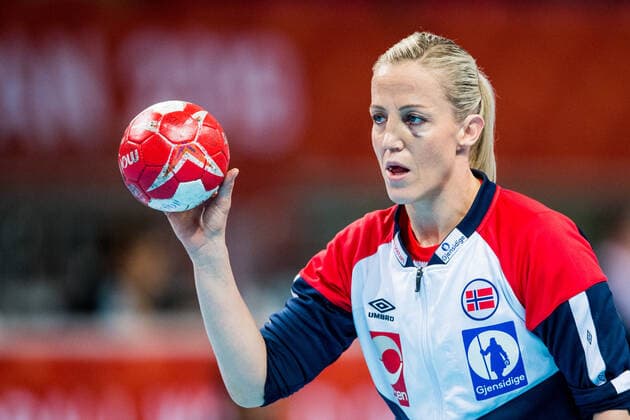 191209 Heidi Loke of Norway during warm ups ahead of the Women s World Handball Championship game between South Korea and Norway on December 9, 2019 in Kumamoto Photo Daniel Stiller Bildbyran kod DS 59421 bbeng dam women handball handboll world handball championship 2019 norway norge handball vm south korea,  Copyright: DANIELxSTILLER BB191209DS004