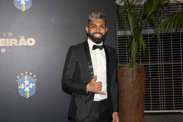 Prêmio Brasileirão 2019 RIO DE JANEIRO, RJ - 09.12.2019: PRÊMIO BRASILEIRÃO 2019 - Gabriel Barbosa (Gabigol) during the 2019 Brasileirão Award held in Warehouse 2 at Pier Mauá, the city& 39;s portioegion, on Monday night (9), in Rio de Janeiro, RJ. (Photo: Celso Pupo Fotoarena) x1844786x  CelsoxPupo