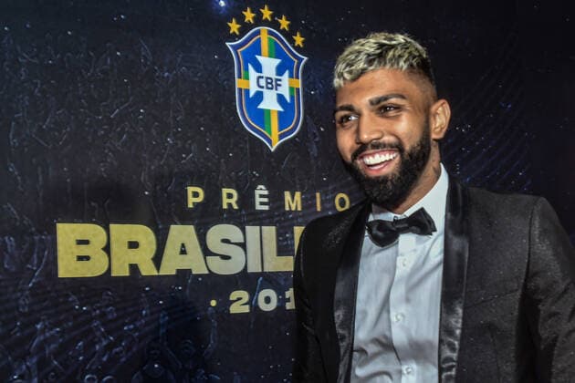 Prêmio Brasileirão 2019 RIO DE JANEIRO, RJ - 09.12.2019: PRÊMIO BRASILEIRÃO 2019 - Gabigol during the 2019 Brazilian Championship (2019 Brazilian Prize) awards event, held at Pier Mauá Warehouse 2, located in Rio de Janeiro, RJ, on the evening of Monday (09). (Photo: Nayra Halm Fotoarena) x1844827x  NayraxHalm