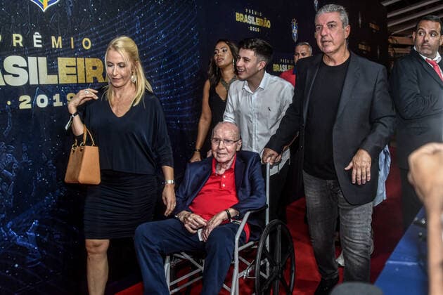 Prêmio Brasileirão 2019 RIO DE JANEIRO, RJ - 09.12.2019: PRÊMIO BRASILEIRÃO 2019 - Zagallo during the award event of the 2019 Brazilian Championship (2019 Brazilian Prize), held at Warehouse 2 Pier Mauá, located in the city of Rio de Janeiro, RJ, on the night of Monday (09). (Photo: Nayra Halm Fotoarena) x1844856x  NayraxHalm