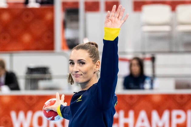 191210 Marie Wall of Sweden ahead of the Women s World Handball Championship match between Sweden and Romania on December 10, 2019 in Kumamoto Photo Ludvig Thunman BILDBYRAN kod LT 35698 bbeng dam women handball handboll world handball championship 2019 sverige sweden romania rumänien,  Copyright: LUDVIGxTHUNMAN BB191210LT001