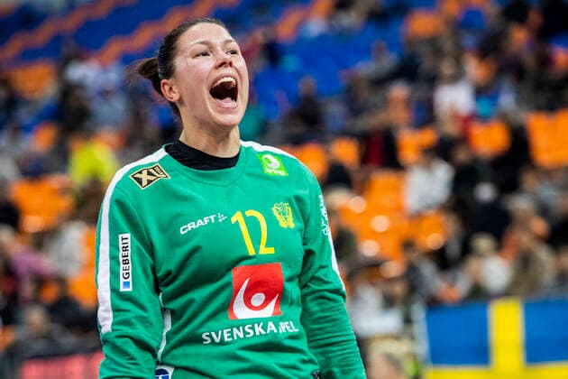 191210 goalkeeper Filippa Idehn of Sweden reacts during the Women s World Handball Championship match between Sweden and Romania on December 10, 2019 in Kumamoto Photo Ludvig Thunman BILDBYRAN kod LT 35698 bbeng dam women handball handboll world handball championship 2019 sverige sweden romania rumänien,  Copyright: LUDVIGxTHUNMAN BB191210LT057