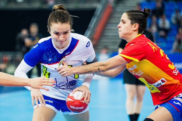 191211 Anna Vyakhireva of Russia during the Women s World Handball Championship match between Spain and Russia on December 11, 2019 in Kumamoto Photo Ludvig Thunman BILDBYRAN kod LT 35699 bbeng dam women handball handboll world handball championship 2019 ryssland russia spain spanien,  Copyright: LUDVIGxTHUNMAN BB191211LT010