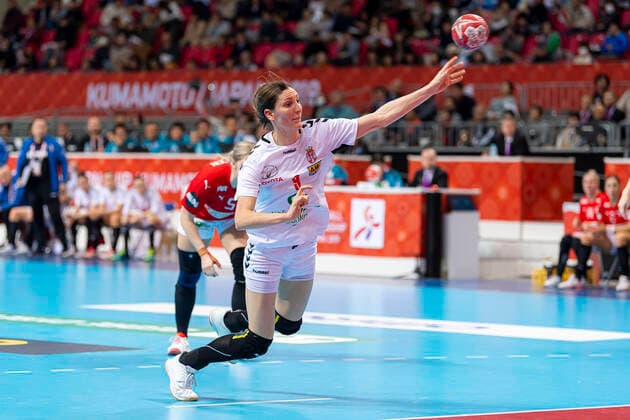 Handball, Women WM 2019, Main Round, Group 1, 8 Matchday , Serbia Denmark Jelena Lavko Serbia Kumamoto Aqua Dome Kumamoto Japan
