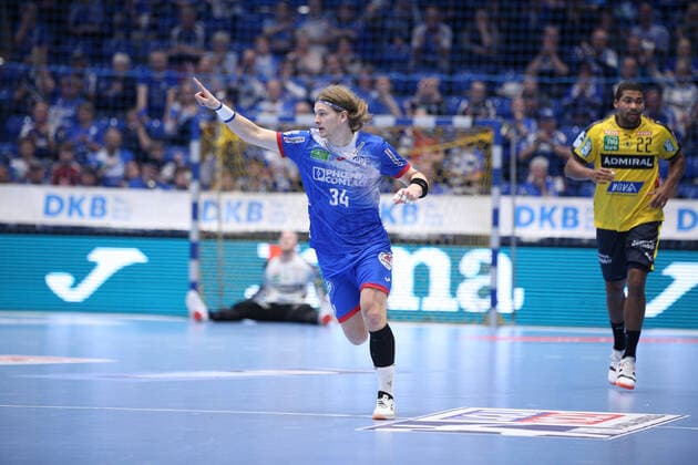 Andreas Cederholm TBV Lemgo Lippe 34 GER, Handball, 1 Bundesliga, TBV Lemgo Lippe against Rhein Neckar Loewen, 12 12 2019 Lemgo Copyright: xStrohdiekx Eibner-Pressefotox EP_jsk