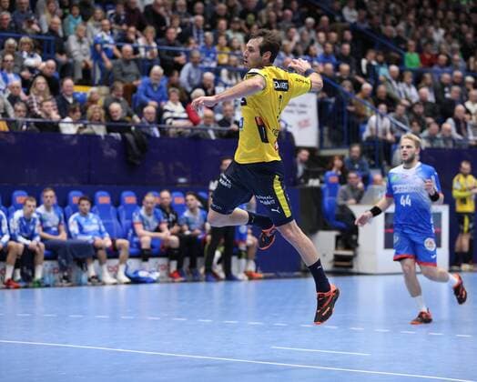 Uwe Gensheimer Rhein Neckar Loewen 3 GER, Handball, 1 Bundesliga, TBV Lemgo Lippe versus Rhein Neckar Loewen, 12 12 2019 Lemgo Copyright: xStrohdiekx Eibner-Pressefotox EP_jsk