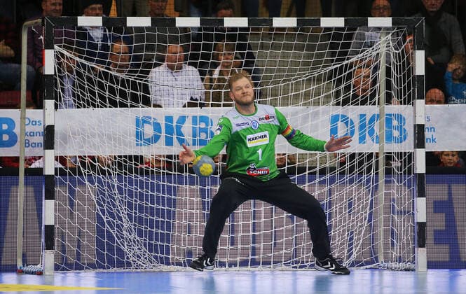 BAU 12 12 2019 Stuttgart Handball TVB 1898 Stuttgart vs. MT Melsungen, Johannes Bitter TVB
