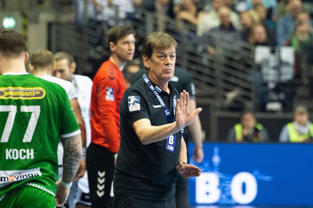 Velimir Petkovic Trainer Fox, Fox Berlin vs. THW Kiel, 12 12 19, GER, Berlin, 12 12 19, HBL, Fox Berlin vs. THW Kiel, Berlin Copyright: xUwexKoch Eibner-Pressefotox EP_UKH