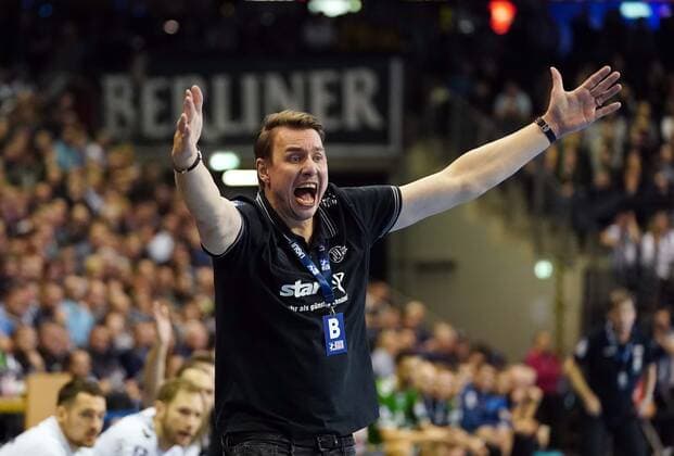 Handba12 Berlin 08 12 2019 Season 2019 2020 HBL 1 Bundesliga Foxes Berlin THW Kiel Filip Jicha Kiel, Coach