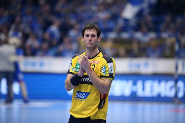Uwe Gensheimer Rhein Neckar Loewen 3 GER, Handball, 1 Bundesliga, TBV Lemgo Lippe versus Rhein Neckar Loewen, 12 12 2019 Lemgo Copyright: xStrohdiekx Eibner-Pressefotox EP_jsk
