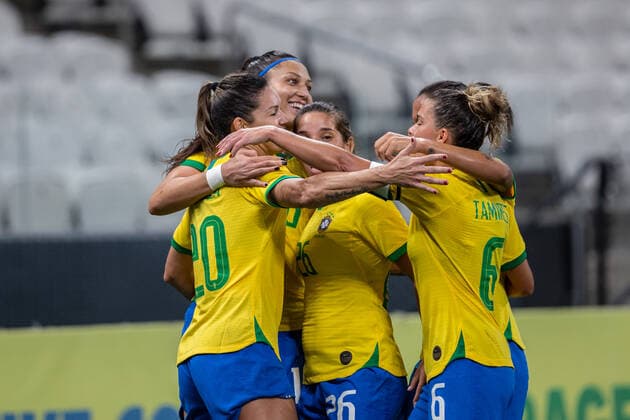 Brasil x México SÃO PAULO, SP - 12.12.2019: BRASIL X MÉXICO - The Brazilian women& 39;s soccea team welcomes the Mexican team in a friendly match on the night of Thursday, December 12. Thech took placplace at the Corinthians Arena in Sao Paulo. (Photo: Van Campos Fotoarena) x1846760x  VanxCampos