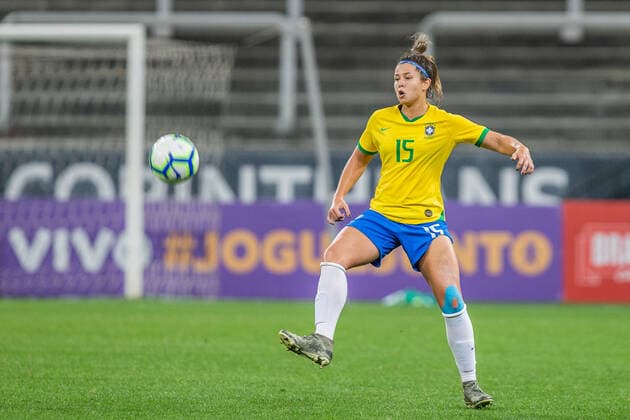 Brasil x México SÃO PAULO, SP - 12.12.2019: BRASIL X MÉXICO - Did Palermo during the match. The Brazilian women& 39;s soccer team welcomes the Mexican team in a friendly match on the nightThursday, December 12. The match took place ace at the Corinthians Arena in Sao Paulo. (Photo: Van Campos Fotoarena) x1846821x  VanxCampos