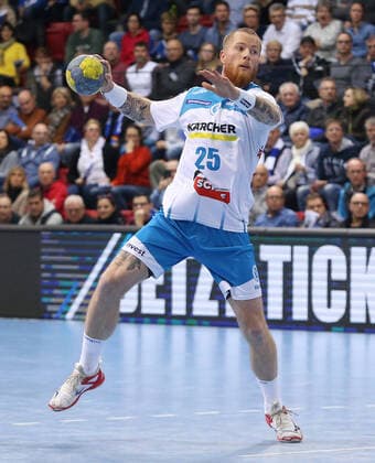 BAU 12 12 2019 Stuttgart Handball TVB 1898 Stuttgart vs. MT Melsungen, Patrick Zieker TVB