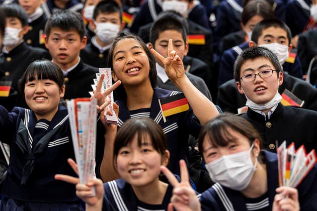 Handball, Women WM 2019, Match for place 7, 9 Matchday , Germany Sweden Fan curve Fans Fanblock Kumamoto Park Dome Kumamoto Japan