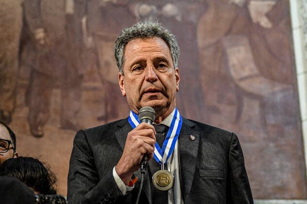 Jorge Jesus recebe medalha Tiradentes RIO DE JANEIRO, RJ - 13.12.2019: JORGE JESUS RECEBE MEDALHA TIRADENTES - Flamengo President, Rodolfo Landim, during the Solemn Session for the delivery of the Tiradentes Medal, held at the Tiradentes Palace, Alerj, located in Rio de Janeiro, RJ, on Thursday night (12). (Photo: Nayra Halm Fotoarena) x1846877x  NayraxHalm