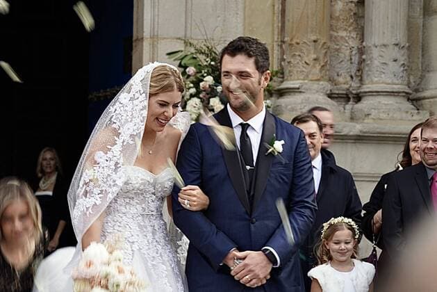 Wedding of golfer Jon Rahm and Kelley Cahill at the Basilica of Our Lady of Begona in Bilbao, Friday December 13, 2019 Cordon Press  xx xx