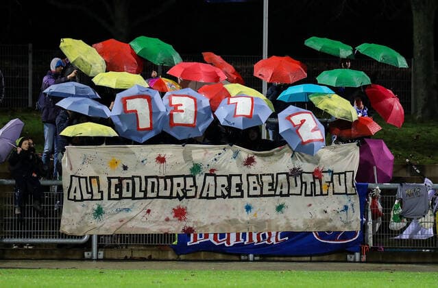 Bilder des Jahres 2019, Sport 12 Dezember Sport Bilder des Tages 13.12.2019, xmkx, Fussball Frauen Flyeralarm 1.Bundesliga, 1.FFC Frankfurt - FC Bayern Muenchen v.l. Choreo 1. FFC Frankfurt (DFL DFB REGULATIONS PROHIBIT ANY USE OF PHOTOGRAPHS as IMAGE SEQUENCES and or QUASI-VIDEO) Frankfurt *** 13 12 2019, xmkx, Soccer Women Flyeralarm 1 Bundesliga, 1 FFC Frankfurt FC Bayern Muenchen v l Choreo 1 FFC Frankfurt DFL DFB REGULATIONS PROHIBIT ANY USE OF PHOTOGRAPHS as IMAGE SEQUENCES and or QUASI VIDEO Frankfurt