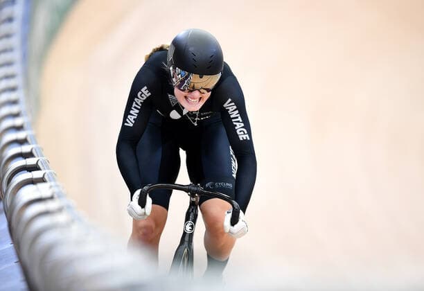 CYCLING TRACK WORLD CUP, New Zealand s Olivia Podmore competes in the women s sprint event at the Tissot UCI Track cycling, Rad, Radsport, Bahnrad, Bahn World Cup at the Anna Meares Velodrome in Brisbane, Saturday, December 14, 2019. ( NO ARCHIVING, EDITORIAL USE ONLY, NO USE IN BOOKS WITHOUT CONSENT BRISBANE QLD AUSTRALIA Copyright: xDANxPELEDx 20191214001437892339