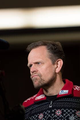 191214 Head coach Thorir Hergeirsson during a press meeting with the Norwegian team at the Women s World Handball Championship on December 14, 2019 in Kumamoto Photo Daniel Stiller Bildbyran kod DS 59430 bbeng dam women handball handboll world handball championship 2019 handball norway norge vm,  Copyright: DANIELxSTILLER BB191214DS010
