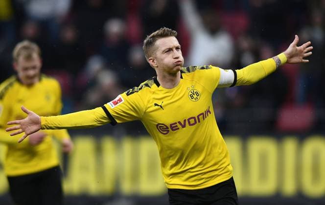 Bilder des Jahres 2019, Sport 12 Dezember Sport Bilder des Tages 14.12.2019, xfux, Fussball 1.Bundesliga, FSV Mainz 05 - Borussia Dortmund, azspor, emspor, v.l. Marco Reus (Borussia Dortmund) Torjubel, Goal celebration, celebrate the goal zum 0:1 (DFL DFB REGULATIONS PROHIBIT ANY USE OF PHOTOGRAPHS as IMAGE SEQUENCES and or QUASI-VIDEO) Mainz *** 14 12 2019, xfux, Football 1 Bundesliga, FSV Mainz 05 Borussia Dortmund, azspor, emspor, v l Marco Reus Borussia Dortmund Goal celebration, celebrate the goal to 0 1 DFL DFL REGULATIONS PROHIBIT ANY USE OF PHOTOGRAPHS as IMAGE SEQUENCES and or QUASI VIDEO Mainz