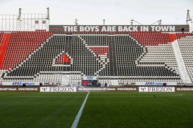 ALKMAAR , 15-12-2019 , AFAS Stadion , Dutch football , Eredivisie , season 2019 2020. Stadium overview before the match AZ vs Ajax AZ - Ajax  x5811528x Copyright: