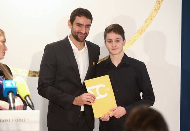 Marin Cilic foundation - Zagreb, Croatia 16.12.2019., Zagreb, Croatia - Croatian tennis player Marin Cilic on behalf of his Marin Cilic Foundation offered scolarships for students in Croatia. The scholarships are to be used for the exclusive purpose of further developing their potential and are awarded to the selected candidates based on the specified criteria, which gives preference to candidates with exceptional results coming from socio-economically disadvantaged families.  MatijaxHabljak PIXSELL
