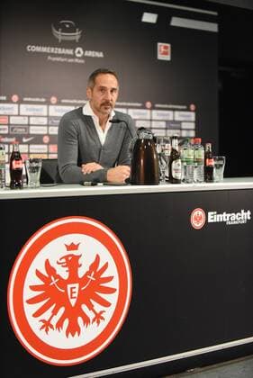 Sport Bilder des Tages 20.12.2019 Frankfurt am Main, Commerzbankarnea 1. Bundesliga Saison 2019 2020, Pressekonferenz Eintracht Frankfurt (SGE) Trainer Adi Hütter (Eintracht Frankfurt) emspor, DFL regulations prohibit any use of photographs as image sequences and or quasi-video *** 20 12 2019 Frankfurt am Main, Commerzbankarnea 1 Bundesliga season 2019 2020, press conference Eintracht Frankfurt SGE coach Adi Hütter Eintracht Frankfurt emspor, DFL regulations prohibit any use of photographs as image sequences and or quasi video