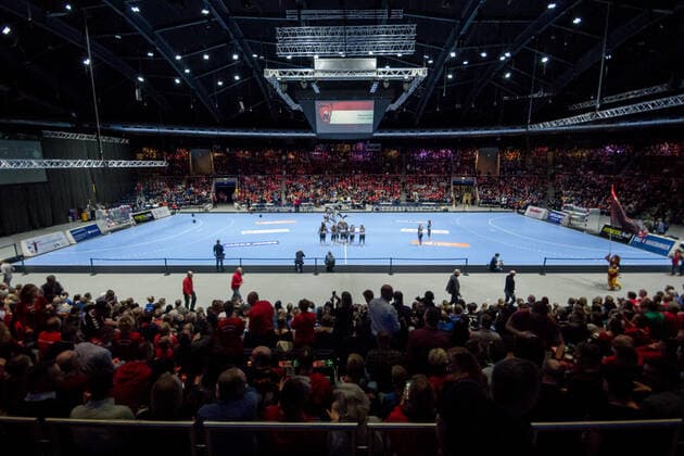 Sold out vw halle MTV Braunschweig MTV Vorsfelde MTV Braunschweig MTV Vorsfelde, Handball, Oberliga, Season 2019 2020, 20 12 2019 Braunschweig Copyright: xDanielxReinelt xEibner-Pressefotox EP_drt