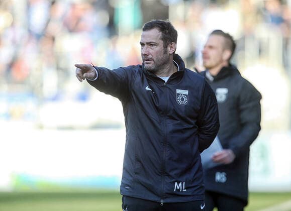 Interim coach Markus Lang Grossasp SG Sonnenhof Großaspach MSV Duisburg Großaspach, GER, 21 12 2019 , Football 3 League 2019 2020