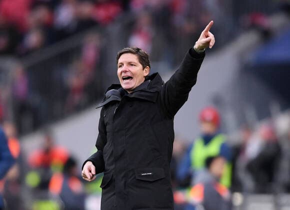 Football 1 Bundesliga Season 2019 2020 17 Matchday FC Bayern Munich VfL Wolfsburg 18 12 2019 Coach Oliver Glasner VfL Wolfsburg