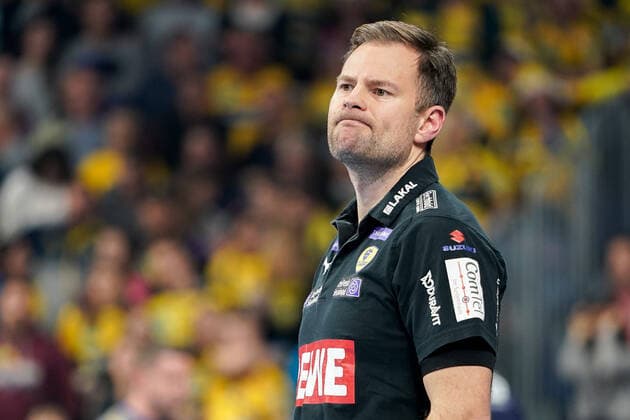Kristjan Andresson Coach, Head Coach, RNL , Single, Action, Action, looking disappointed, disappointed, frustration, disappointed, pessimistic, 21 12 2019, Mannheim Germany , Handball, Bundesliga, Rhein Neckar Löwen SG Flensburg Handewitt xozx
