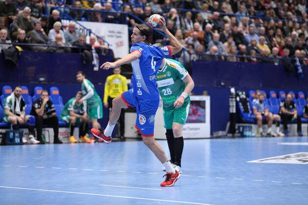 Bjarki Mar Elisson TBV Lemgo Lippe 4 GER, Handball, 1 Bundesliga, TBV Lemgo Lippe against SC DHfK Leipzig, 21 12 2019 Lemgo Copyright: xStrohdiekx Eibner-Pressefotox EP_jsk