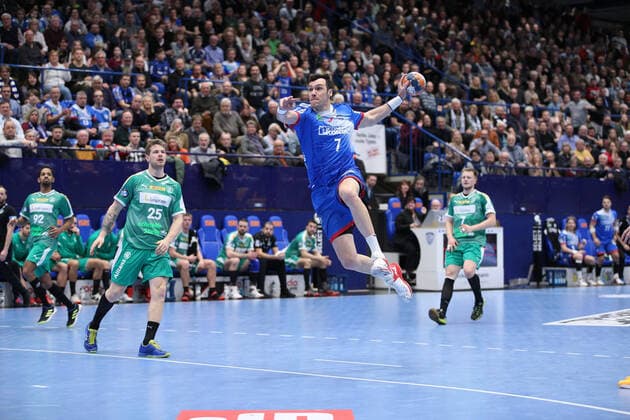Isaias Guardiola TBV Lemgo Lippe 7 GER, Handball, 1 Bundesliga, TBV Lemgo Lippe against SC DHfK Leipzig, 21 12 2019 Lemgo Copyright: xStrohdiekx Eibner-Pressefotox EP_jsk