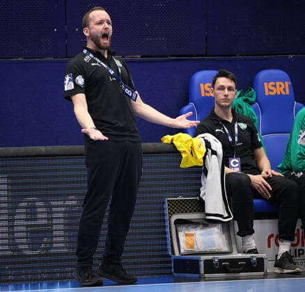 Andre Haber Coach SC DHfK Leipzig GER, Handball, 1 Bundesliga, TBV Lemgo Lippe against SC DHfK Leipzig, 21 12 2019 Lemgo Copyright: xStrohdiekx Eibner-Pressefotox EP_jsk