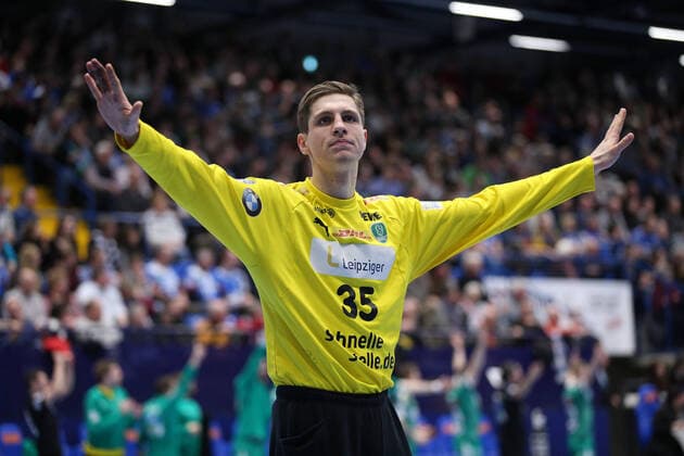 Joel Birlehm SC DHfK Leipzig 35 GER, Handball, 1 Bundesliga, TBV Lemgo Lippe vs. SC DHfK Leipzig, 21 12 2019 Lemgo Copyright: xStrohdiekx Eibner-Pressefotox EP_jsk